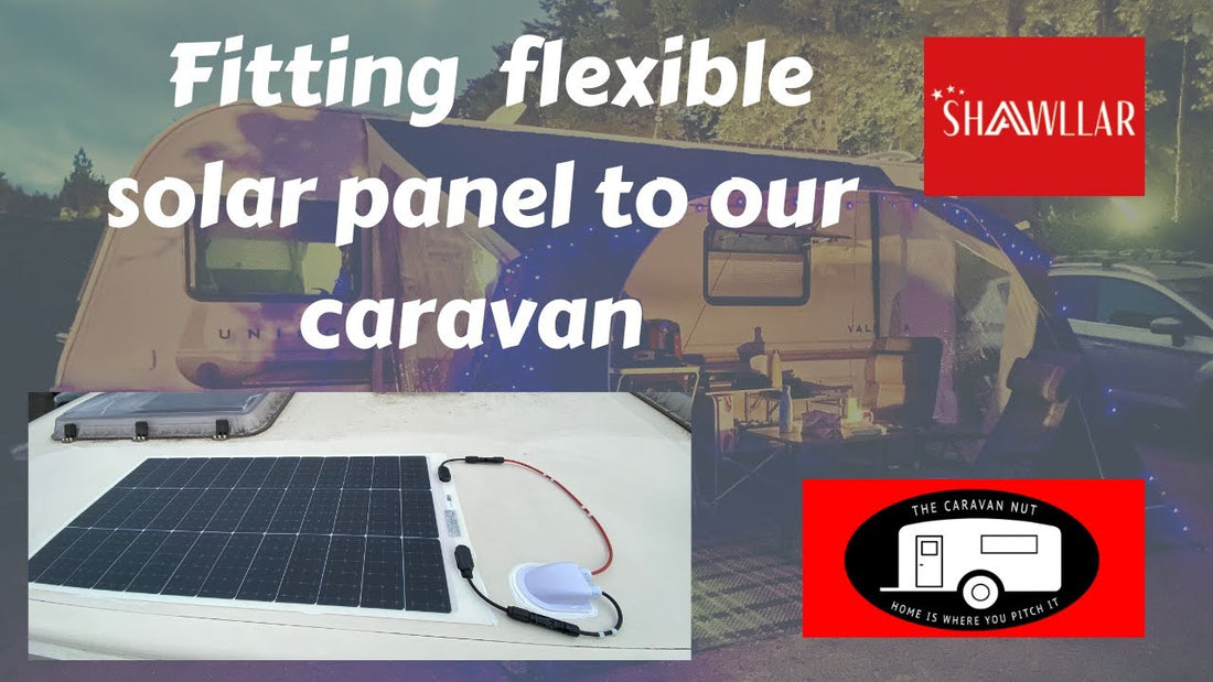 Together with the Caravan Nut Install a flexible solar panel