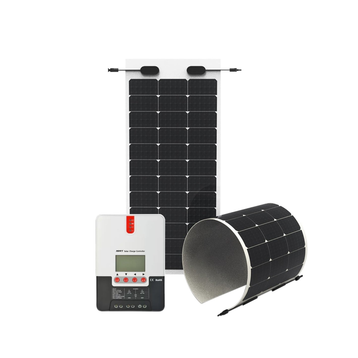 Shawllar 200 Watt Solar Flexible kit（ 20A MPPT Controller）