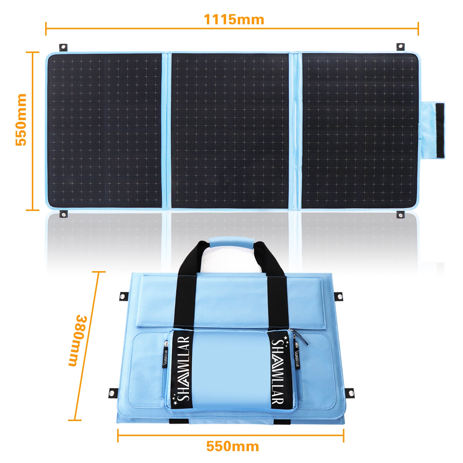 Pannello solare portatile Shawllar 100W Fashion