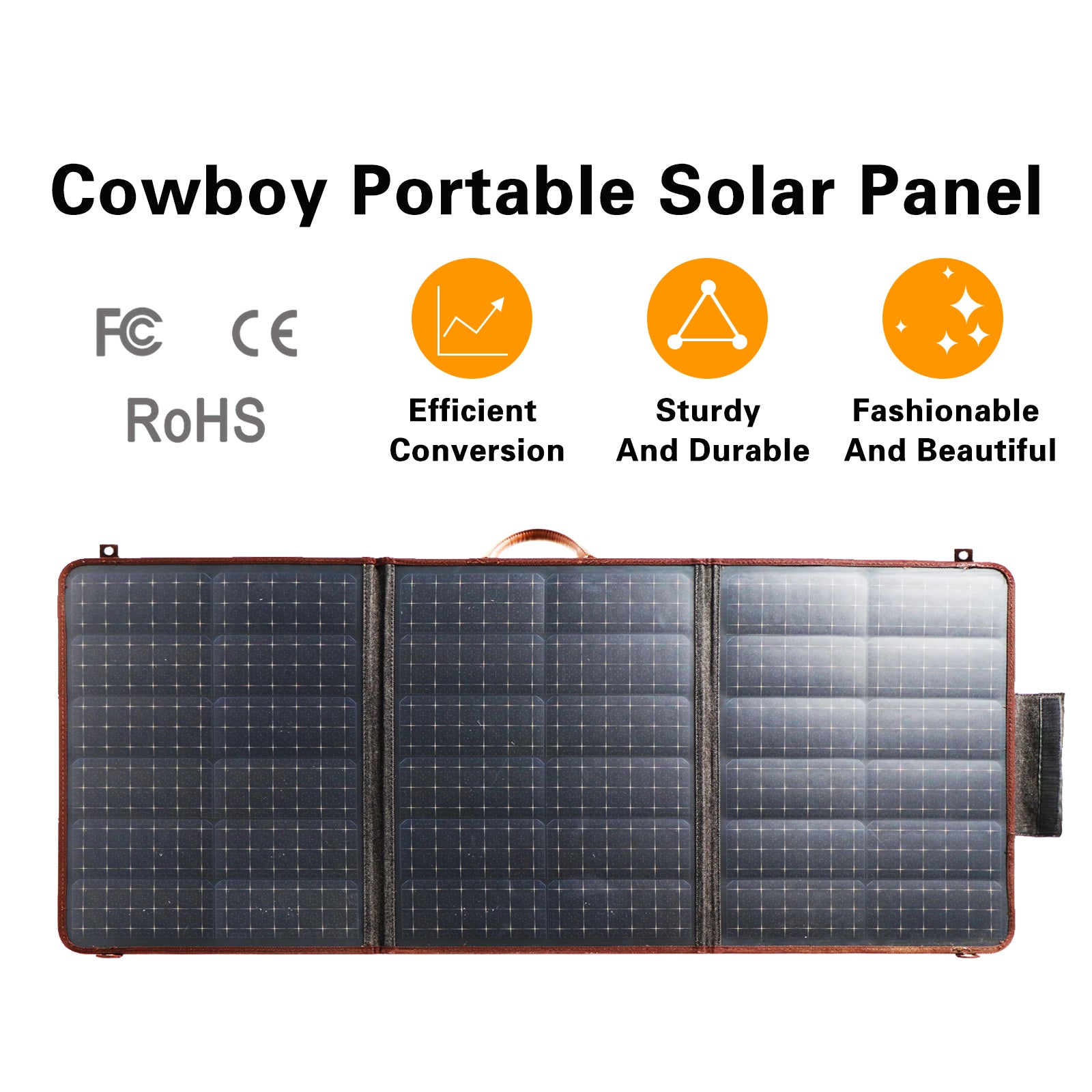 Shawllar 100W Cowboy Portable Solar Panel